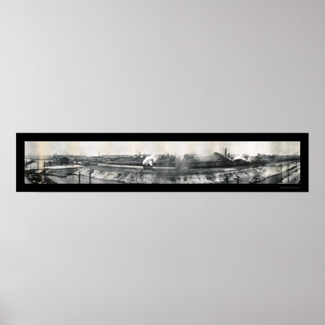 Stahlmilch Gary in Foto 1912 Poster (Vorne)