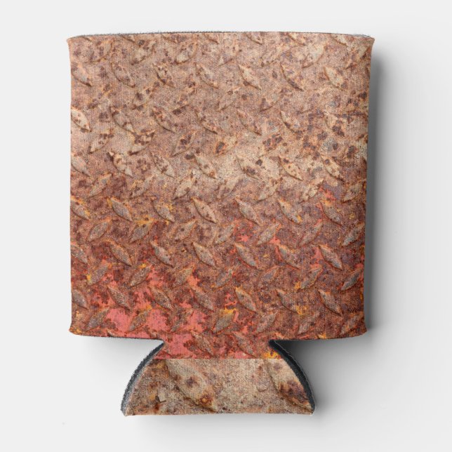 Stahlplatte aus rostfreiem Edelstahl, grungy Metal Dosenkühler (Vorderseite)