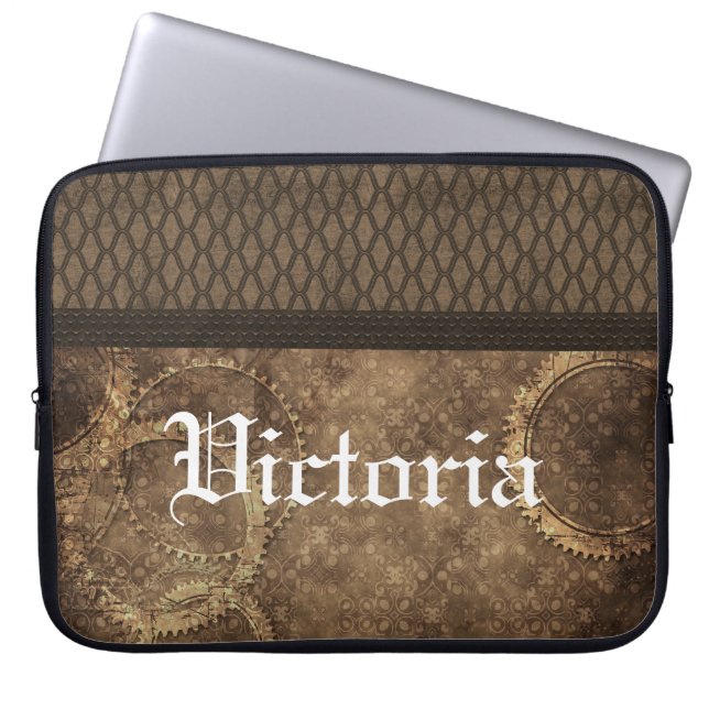Stahlrampe, braun laptopschutzhülle (Vorderseite)