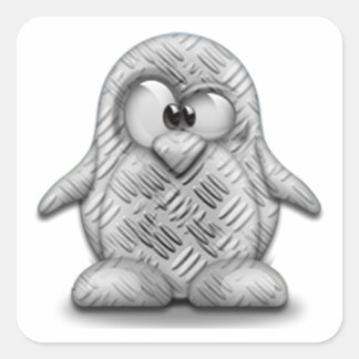 Stahlrohr Quadratischer Aufkleber