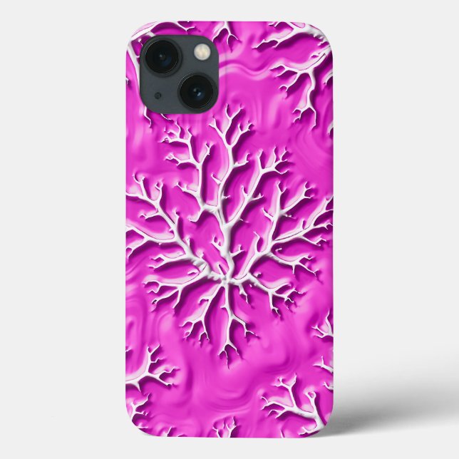 Stahlrosa Texturierter Baum iPhone-Hülle Case-Mate iPhone Hülle (Rückseite)