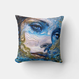 "Stahlschaum" - Frauen im Wasser Kissen