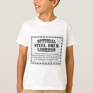 Stahltrommel-Lizenz T-Shirt