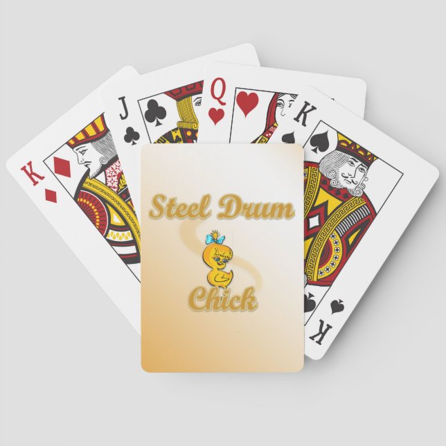 Stahltrommel Spielkarten (Rückseite)
