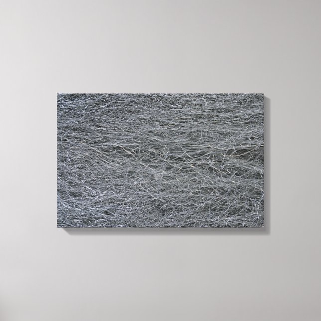 Stahlwolle Leinwanddruck (Vorderseite)