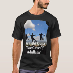 Staight über der Höhle des Erwachsenen T-Shirt