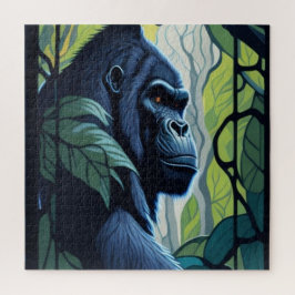 Stain Glass Gorilla Puzzle