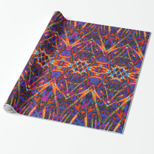 Stain Glass like Abstrakt Pattern Geschenkpapier