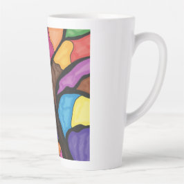 Stain glass tree art  milchtasse