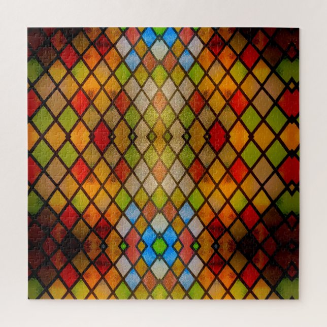 Stain Glass Window Majestic Puzzle (Vertikal)