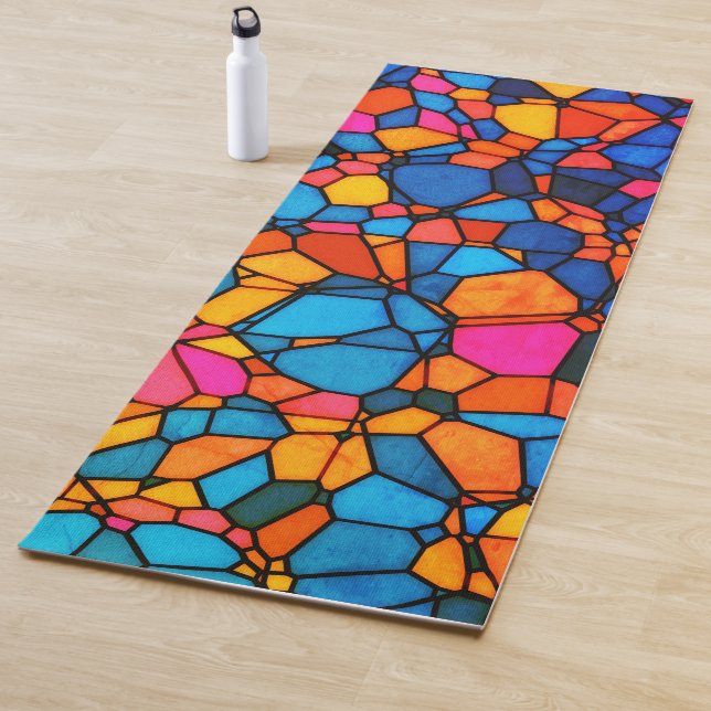 Stain Glass Yogamatte (Beispiel)
