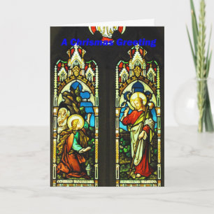 Stained Glass #4 Feiertagskarte