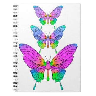Stained Glass Butterflies Notebook Notizblock