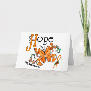 Stained Glass Butterfly MS Karte