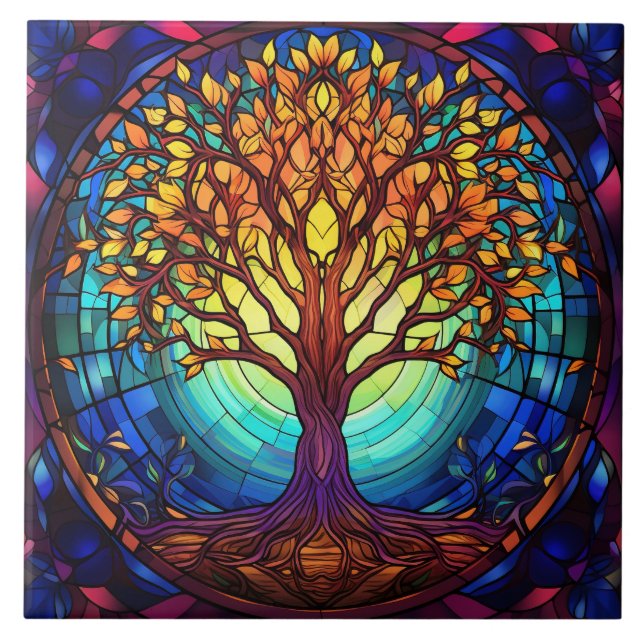 Stained Glass  Fliese (Vorderseite)