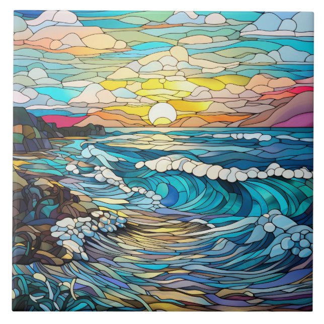 Stained Glass  Fliese (Vorderseite)