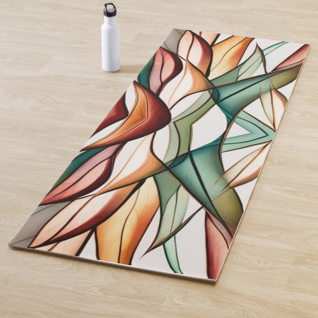 Stained-Glass Grass Yogamatte (Beispiel)