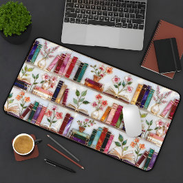 Stained Glass Style Bookshelf Desk Mat Schreibtischunterlage