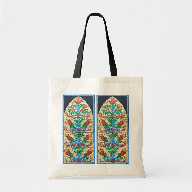 Stained-glass window Tote Bag Tragetasche (Vorne)