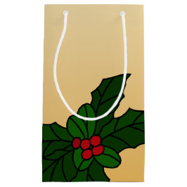 Stainglas Holly Berries Kleine Geschenktüte