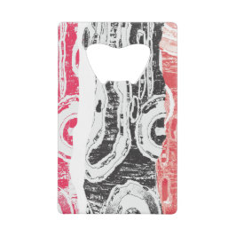 Stainless Steel Bottle Opener – Abstract Land Geldbeutel Flaschenöffner