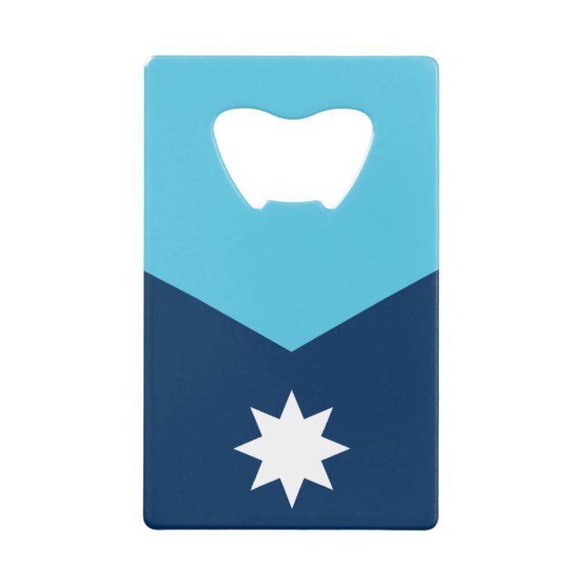 Stainless Steel Bottle Opener flag of Minnesota Geldbeutel Flaschenöffner (Vorderseite)