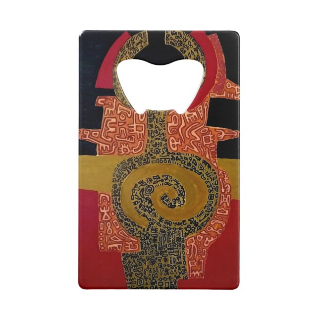 Stainless Steel Bottle Opener Geldbeutel Flaschenöffner (Vorderseite)