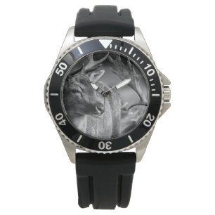 Stainless Steel, Deer Watch Armbanduhr