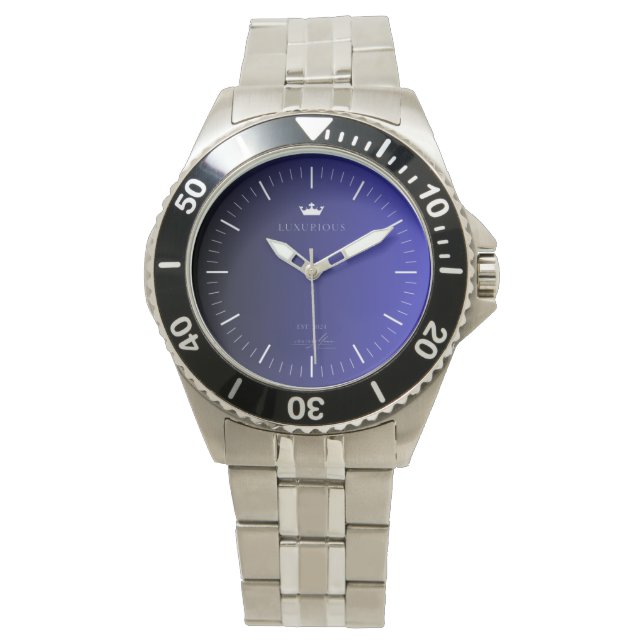 Stainless Steel Watch von Luxury Armbanduhr (Vorderseite)