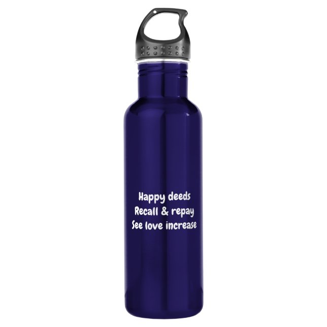 Stainless Steel Water Bottle Edelstahlflasche (Vorderseite)