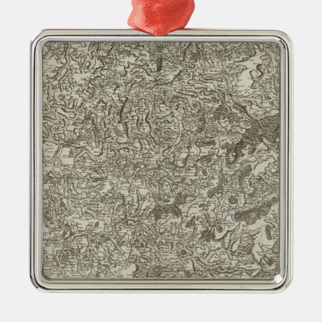Staint Etienne, Staint Marcellin Ornament Aus Metall (Vorne)