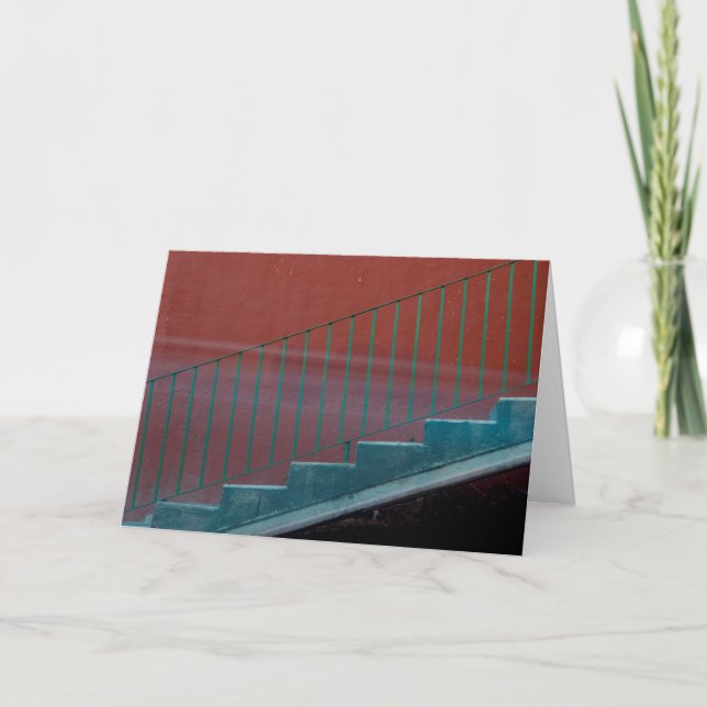 Stairs And Railing Still Life Karte (Vorderseite)