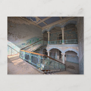 Stairs, Beelitz Men's Sanatorium, Germany Vintage Postkarte