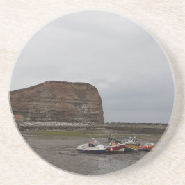 Staithes Hafen. Getränkeuntersetzer