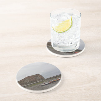 Staithes Hafen. Getränkeuntersetzer