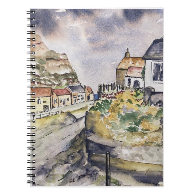 Staithes Harbor Notizblock (Vorderseite)