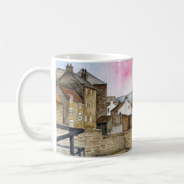 Staithes, North Yorkshire, England Kaffeetasse (Links)