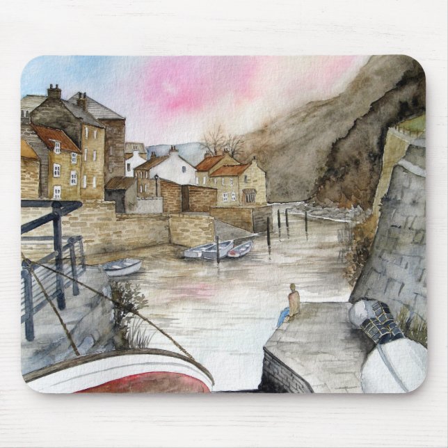 Staithes, North Yorkshire, England Mousepad (Vorne)