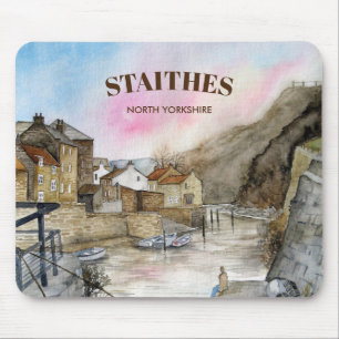 Staithes, North Yorkshire, England Mousepad