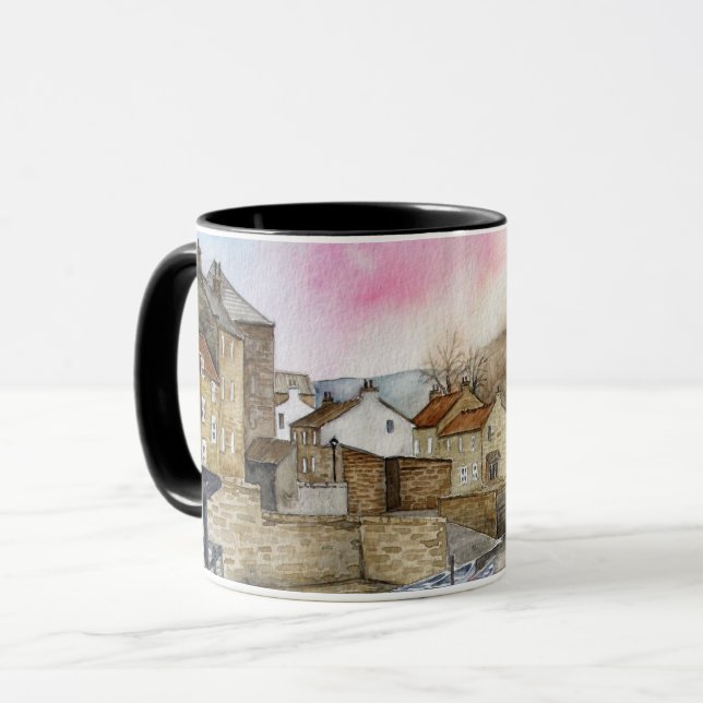 Staithes, North Yorkshire, England Tasse (Vorderseite Links)
