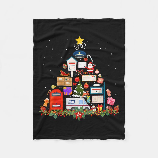 Stal Service Christmas Tree Ornament Tree Xmas 2  Fleecedecke (Vorderseite)