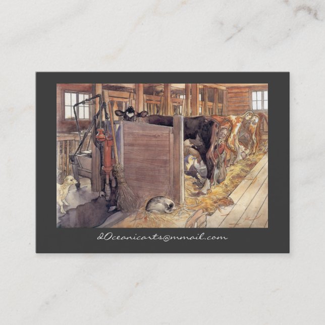 Stald oder Stable 1904 Visitenkarte (Vorderseite)