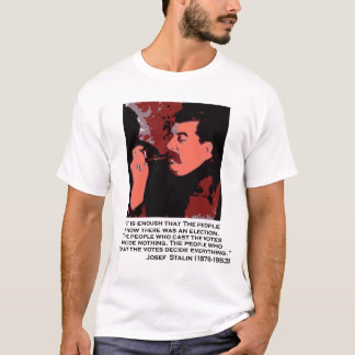 Stalin auf der Abstimmung T-Shirt
