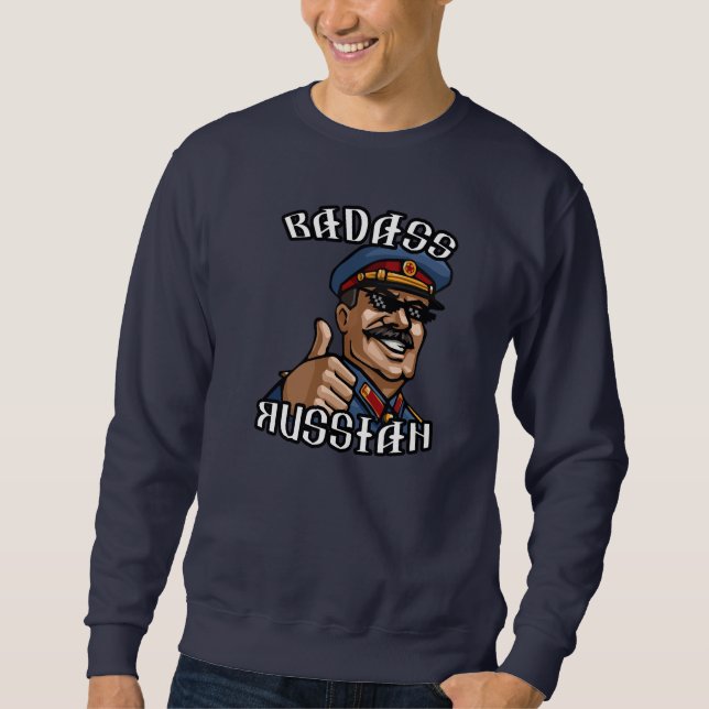 Stalin - Badass Russe Sweatshirt (Vorderseite)