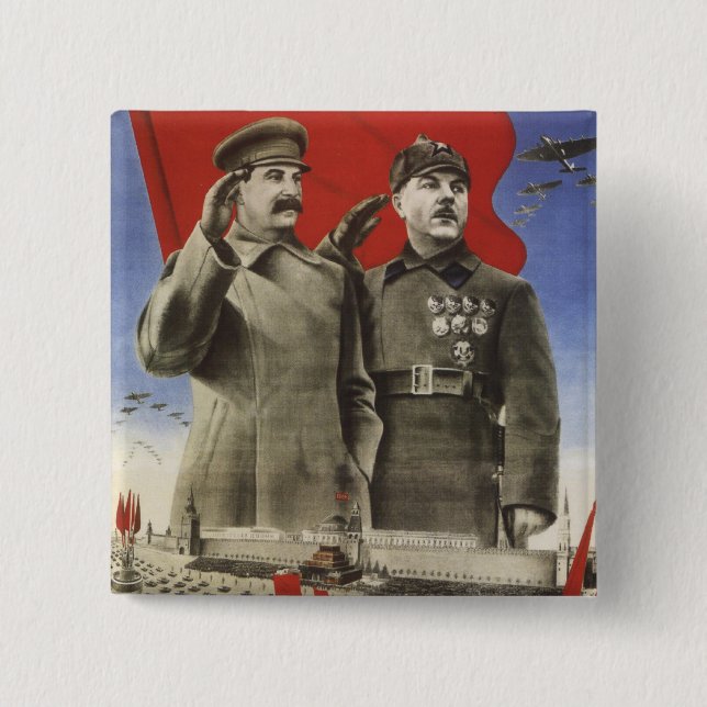 Stalin Button (Vorderseite)