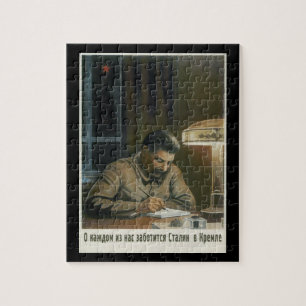 Stalin im der Kreml is_Propaganda Plakat Puzzle