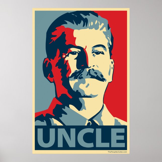 Stalin - Onkel Joe: Obama-Parodie-Poster Poster (Vorne)