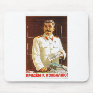 Stalin-Plakatkunst Mousepad