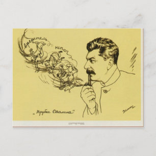 Stalin-Rohr-Postkarte Postkarte