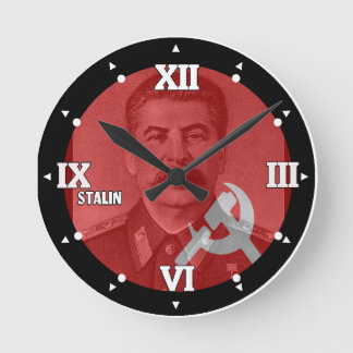 Stalin UdSSR Geschichte des kommunalen CCCP-System Runde Wanduhr